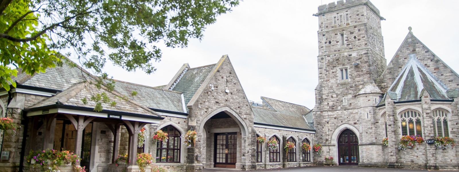 Bournemouth Crematorium main entrance