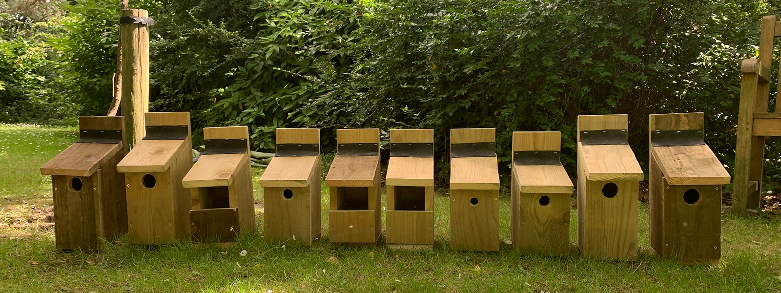 Bat boxes being made for Bournemouth North Cemetery