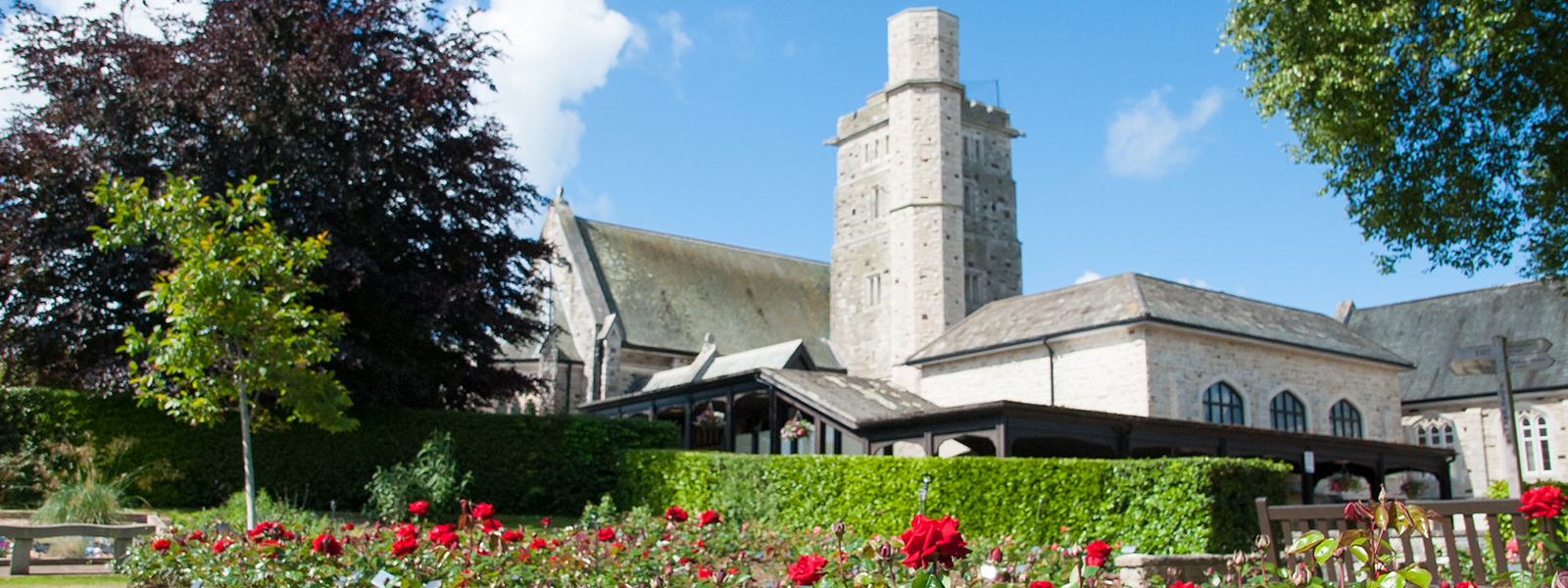 Bournemouth Crematorium view from rose gardens