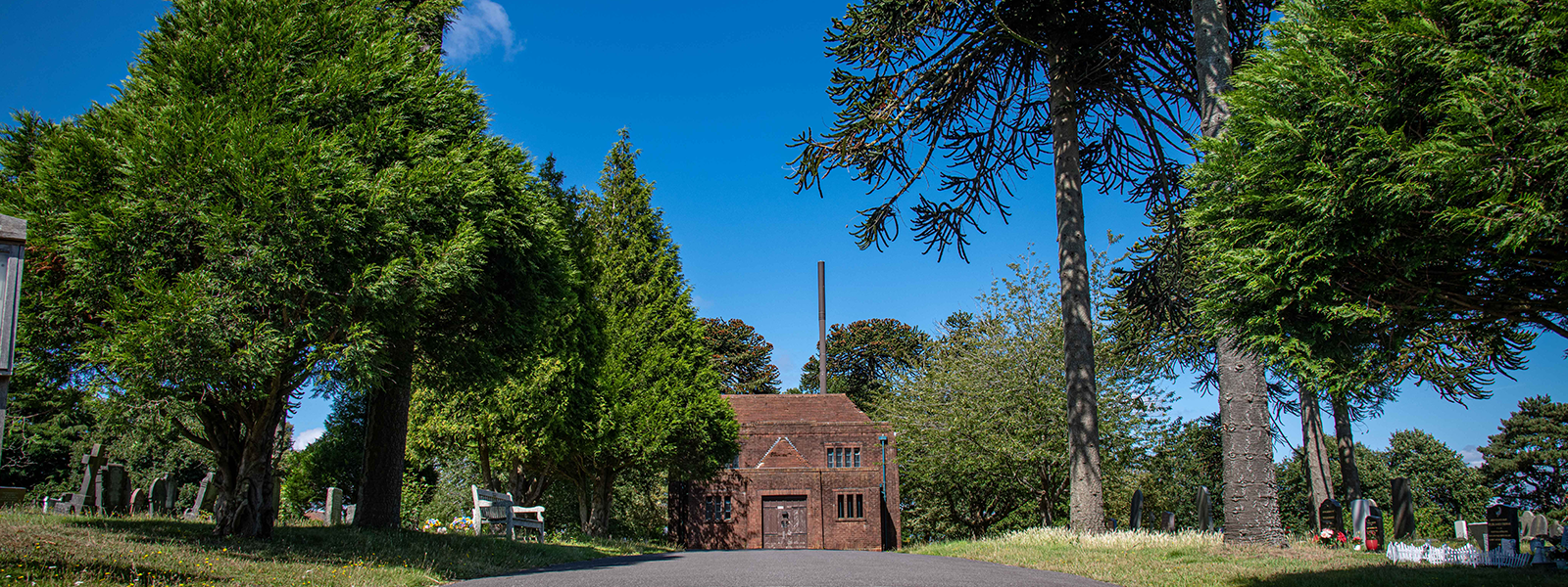 Entrance to Branksome cemetery