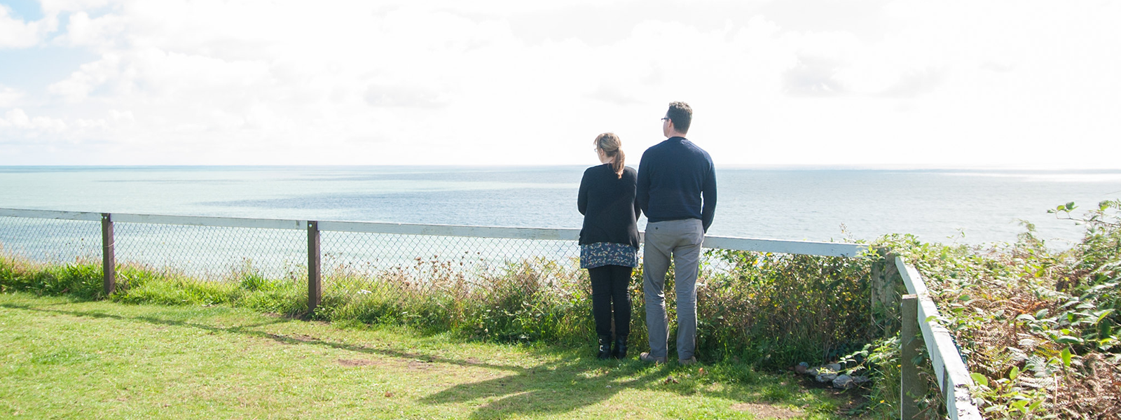 couple looking at the sea