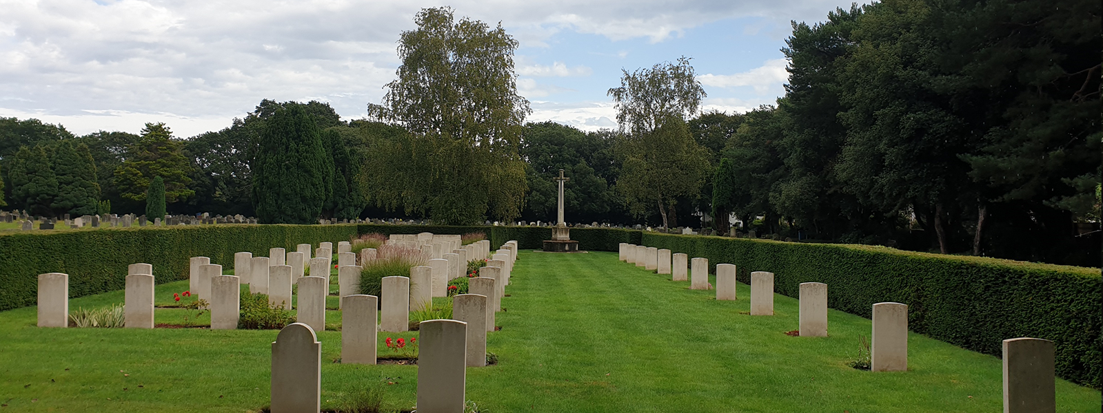The war graves at North cemetery