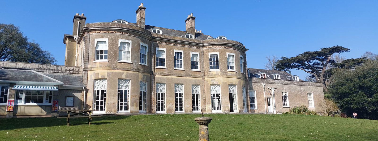 South side of Upton House with sundial
