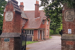 The entrance to Poole- cemetery