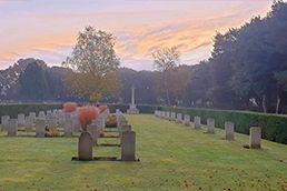 The war graves at North cemetery